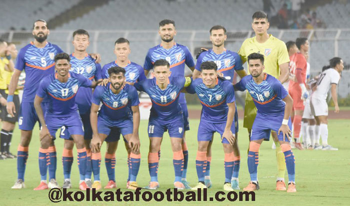 
08.06.2022 : INDIA   <b><font color=red> 2-0  </b></font> CAMBODIA : kolkatafootball.com