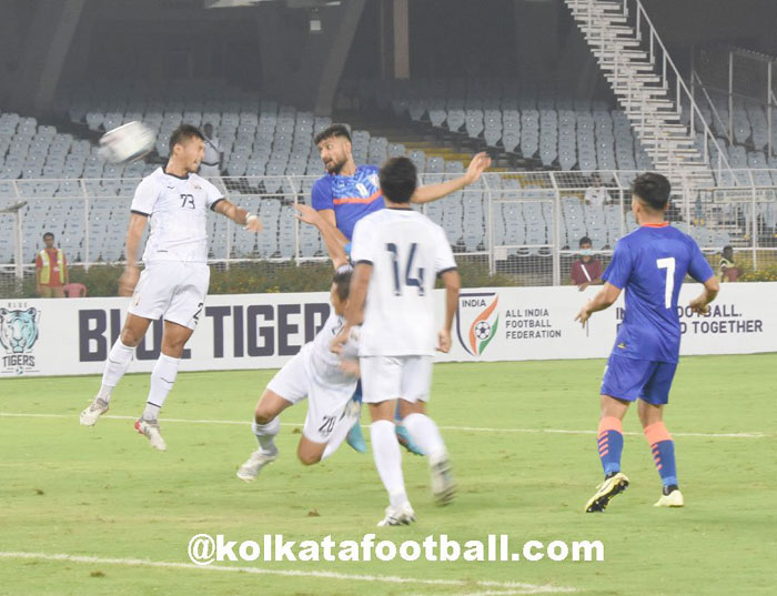 
08.06.2022 : INDIA   <b><font color=red> 2-0  </b></font> CAMBODIA : kolkatafootball.com