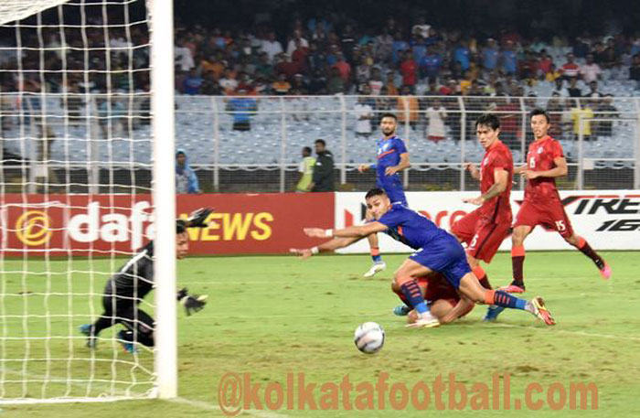 
14.06.2022 : INDIA   <b><font color=red> 4-0 </b></font> HONG KONG (YBK- FT..) : kolkatafootball.com