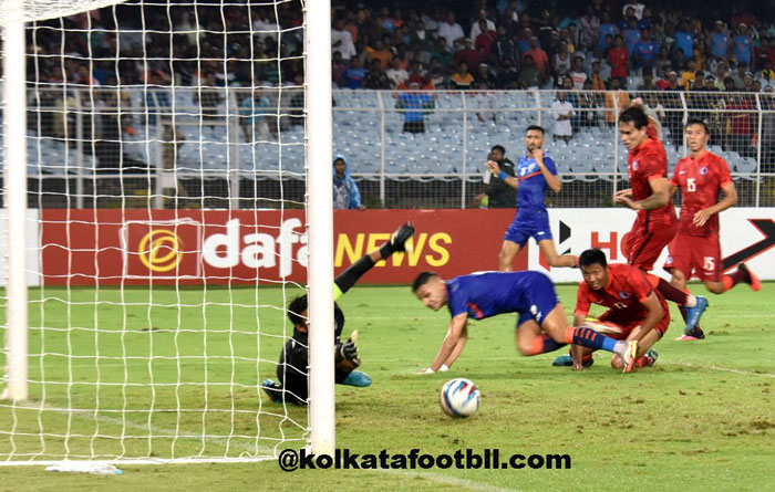 
14.06.2022 : INDIA   <b><font color=red> 4-0 </b></font> HONG KONG (YBK- FT..) : kolkatafootball.com