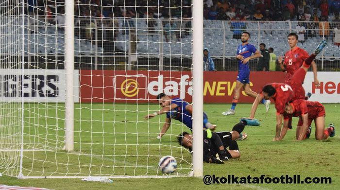 
14.06.2022 : INDIA   <b><font color=red> 4-0 </b></font> HONG KONG (YBK- FT..) : kolkatafootball.com