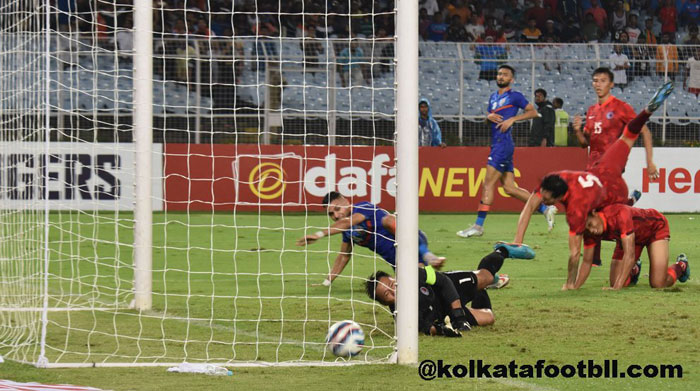 
14.06.2022 : INDIA   <b><font color=red> 4-0 </b></font> HONG KONG (YBK- FT..) : kolkatafootball.com