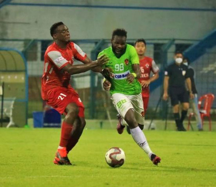 01.04.2022 : AIZAWL FC -<b><font color=red> 1-2 </b></font> GOKULAM KERALA FC : kolkatafootball.com