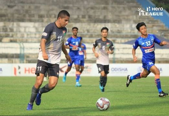 24.02.2022 : INDIAN ARROWS -<b><font color=red> 1-2 </b></font>- SREENIDHI FC : kolkatafootball.com