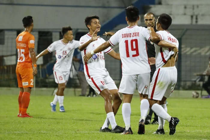 09.04.2022 : NEROCA FC -<b><font color=red> 0-2 </b></font> AIZAWL FC : kolkatafootball.com