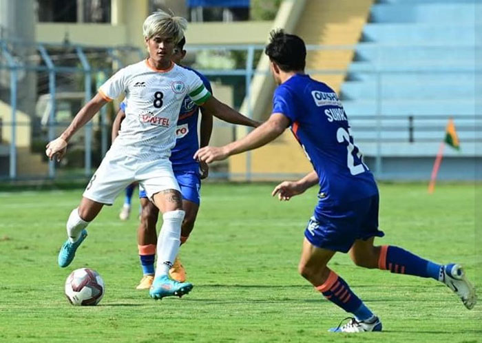 28.03.2022 : NEROCA FC -<b><font color=red> 1-0 </b></font> INDIAN ARROWS: kolkatafootball.com