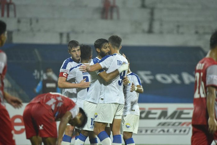 MATCH-5 : 27.12.21 : REAL KASHMIR FC <b> <font color=red> 3-2 </b></font>AIZAWL FC (KALYANI - FT) : kolkatafootball.com