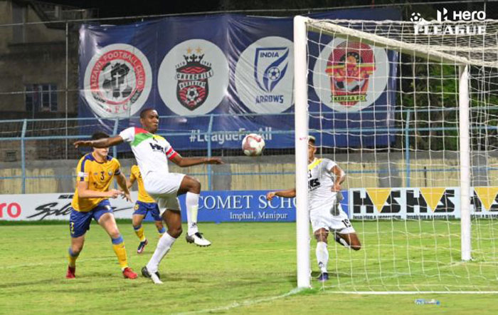 19.04.2022 : REAL KASHMIR FC <b><font color=red> 1-1 </b></font> TRAU FC : kolkatafootball.com