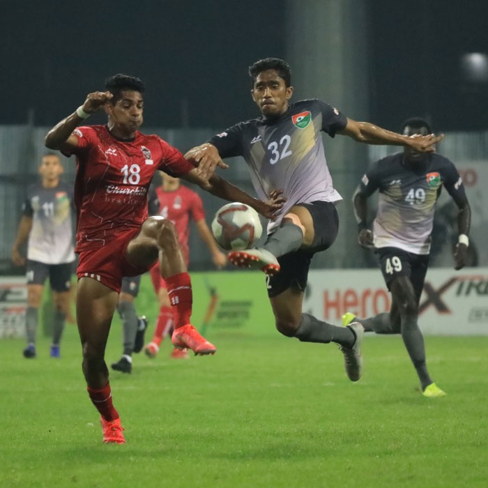 28.03.2022 : SREENIDI DECCAN FC -<b><font color=red> 1-1 </b></font> CHURCHILL BROTHERS: kolkatafootball.com