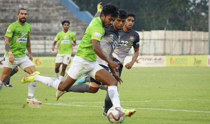 
05.04.2022 : SHREENIDI DECCAN FC -<b><font color=red> 1-2 </b></font> GOKULAM KEALA : kolkatafootball.com