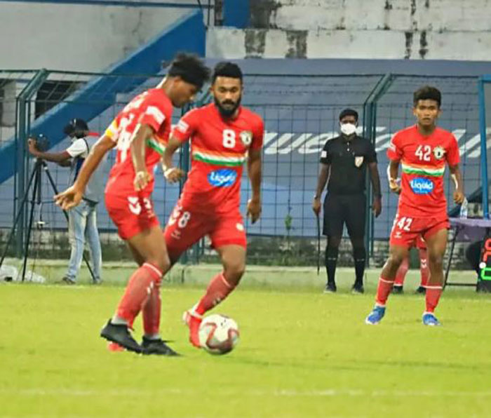 20/03/2022 : SREENIDI DECCAN FC <b><font color=red> 1-0 </b></font> SUDEVA DELHI FC : kolkatafootball.com