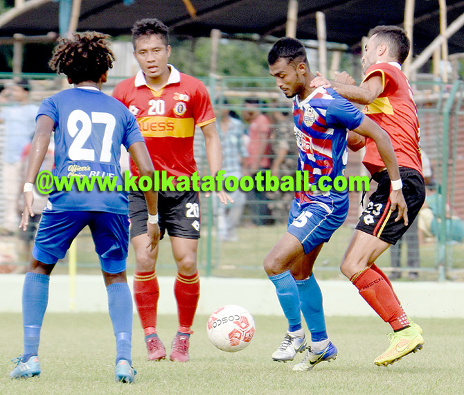 16.9.19: EAST BENGAL <b><font color=red> 2-2 </b></font> BHOWANIPUR