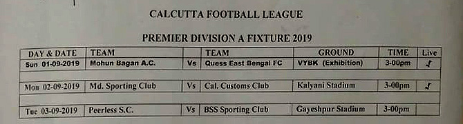  ifa cfl premier-a revised fixture 2019-20