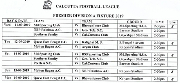  ifa cfl premier-a revised fixture 2019-20