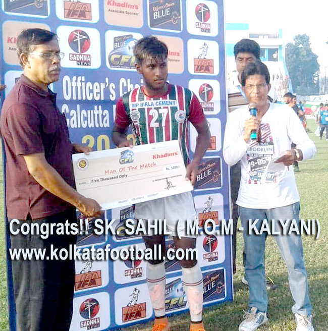 05.09.2019 : MOHUN BAGAN  <b><font color=red> 2-0 </b></font> BHOWANIPUR SC)