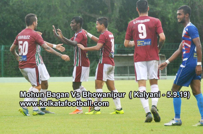 05.09.2019 : MOHUN BAGAN  <b><font color=red> 2-0 </b></font> BHOWANIPUR SC)