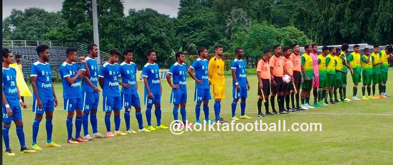 17/08/2021 (GROUP-B) : PEERLESS SC <b><font color=red> 4-1 </b></font> KIDDERPORE SC : M.B/CFC: kolkatafootball.com