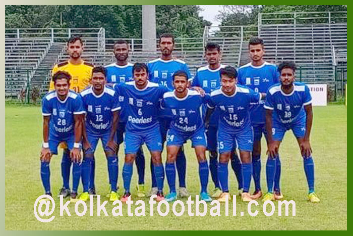 17/08/2021 (GROUP-B) : PEERLESS SC <b><font color=red> 4-1 </b></font> KIDDERPORE SC : M.B/CFC: kolkatafootball.com