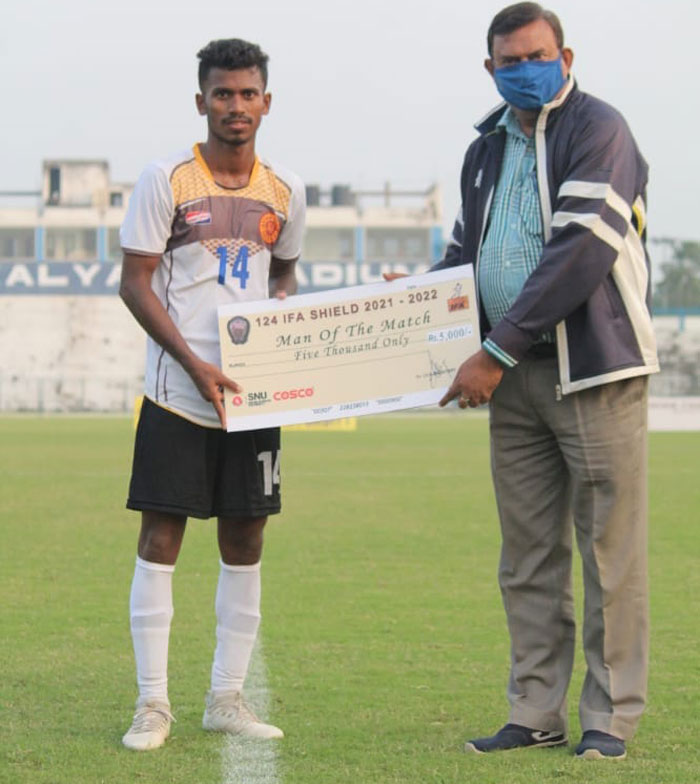 27/11/2021 : HYDERABAD FC (R) - (<b> <font color=red> 0-1 </b></font>) - ARYAN CLUB : kolkatafootball.com