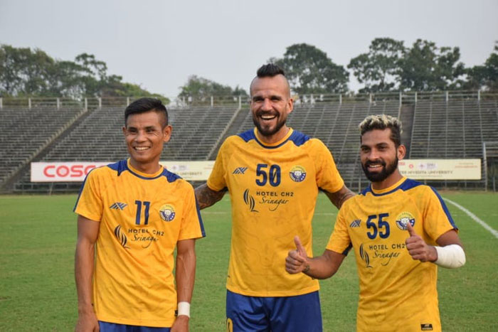 24/11/2021 : REAL KASHMIR FC -(<b> <font color=red> 3-0 </b></font>)- INDIAN ARROWS : kolkatafootball.com