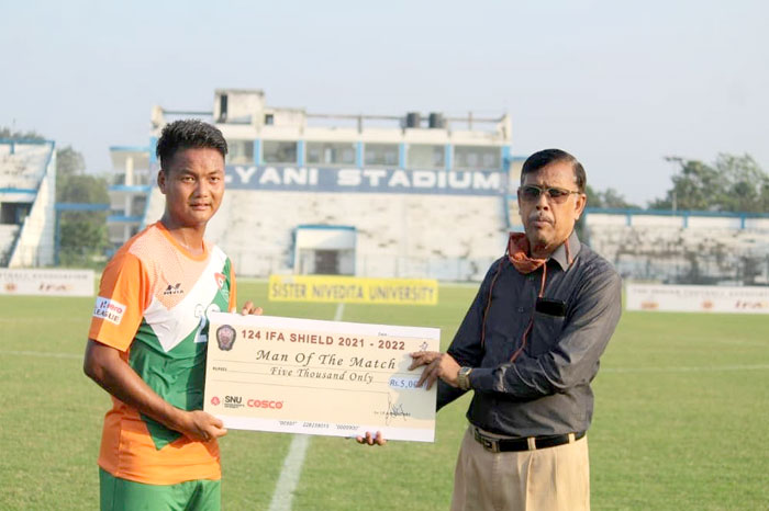 29/11/2021 : SREENIDI DECCAN FC - (<b> <font color=red> 1-0 </b></font>) - BHOWANIPORE CLUB : kolkatafootball.com