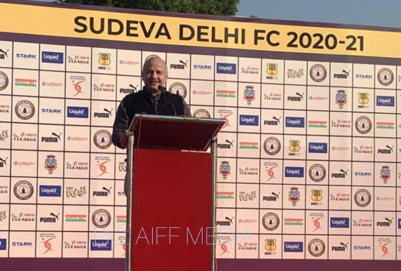 DEPUTY CM DELHI LAUNCHES SUDEVA FC