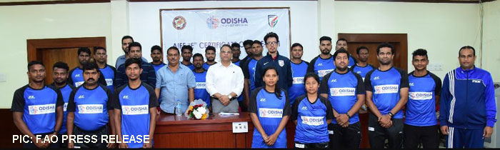 AIFF ‘E’ CERTIFICATE COURSE (1st Phase), Org By: -Sports & Y S Deptt. of Govt of Odisha, AIFF & FAO