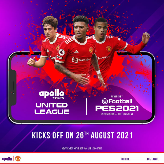 Apollo Tyres partners with KONAMI to launch eSports Tournament across multiple regions, in association with Manchester United.:kolkatafootball.com