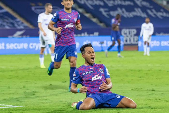 
MATCH-72: 26.01.2022 : BENGALURU FC  <b><font color=red> 3-0  </b></font> CHENNAIYIN FC : kolkatafootball.com