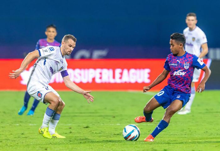 
MATCH-72: 26.01.2022 : BENGALURU FC  <b><font color=red> 3-0  </b></font> CHENNAIYIN FC : kolkatafootball.com