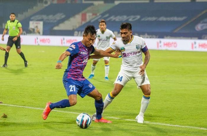 MATCH-11: 28/11/2021 : BENGALURU FC - (<b> <font color=red> 1-1 </b></font>) - KERALA BLASTERS : kolkatafootball.com