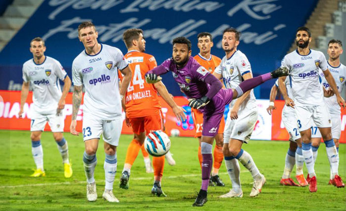 
MATCH-54 : 08.01.22 : FC GOA<b> <font color=red> 1-0 </b></font> CHENNAIYIN FC : kolkatafootball.com