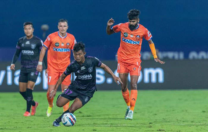 
MATCH-78: 01.02.2022 : FC GOA <b><font color=red> 1-1 </b></font> ODISHA FC (FT) : kolkatafootball.com