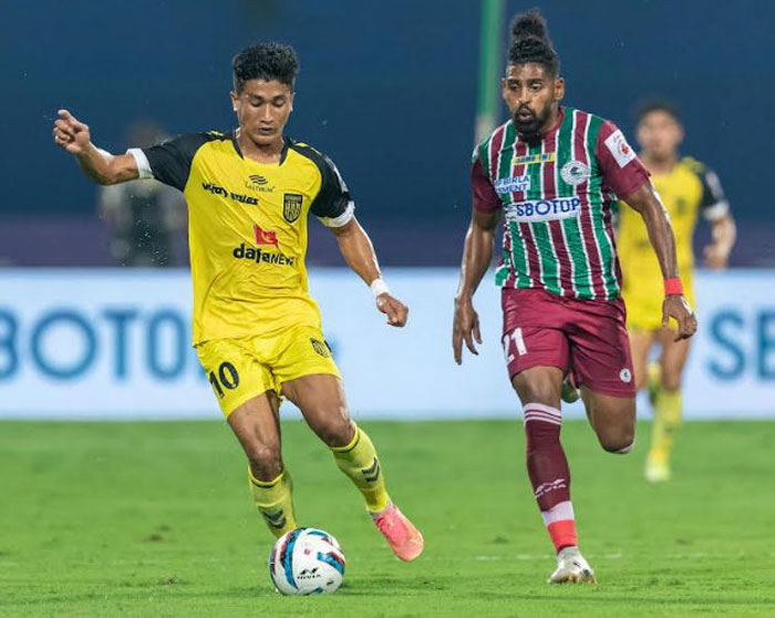 16.03.2022 :SF-2-2nd Leg : ATK MOHUN BAGAN <b><font color=red> 1-0 </b></font> HYDERABAD FC : kolkatafootball.com