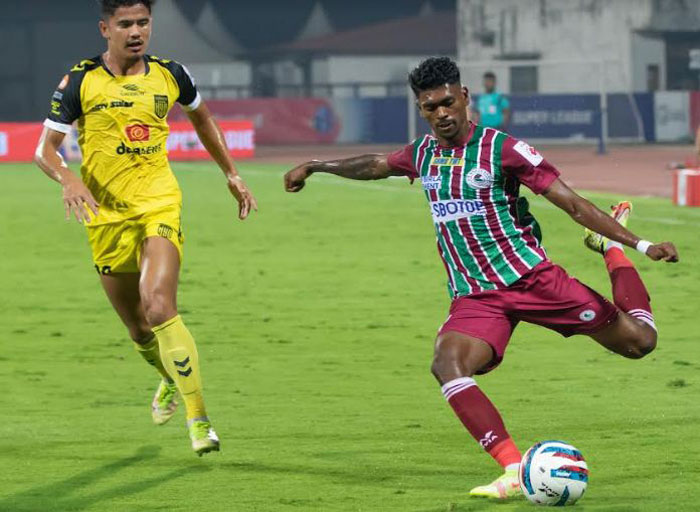 16.03.2022 :SF-2-2nd Leg : ATK MOHUN BAGAN <b><font color=red> 1-0 </b></font> HYDERABAD FC : kolkatafootball.com