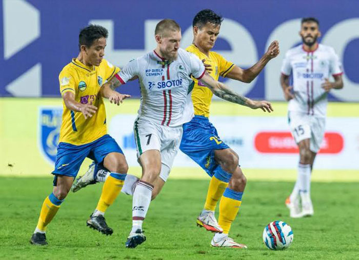 
MATCH-96 : 19.02.2022 : KERALA BLASTERS <b><font color=red> 2-2 </b></font> ATK MOHUN BAGAN : kolkatafootball.com