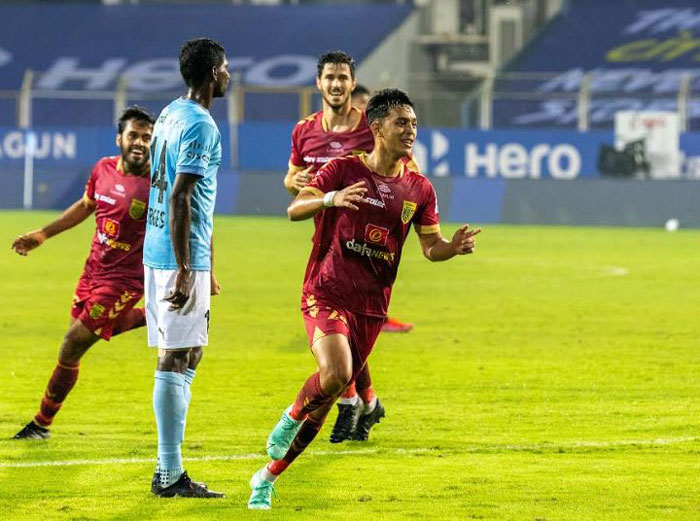 Match - 10: 27.11/2021 : MUMBAI CITY FC (- <b><font color=red> 1-3  </b></font> -) HYDERABAD FC : kolkatafootball.com