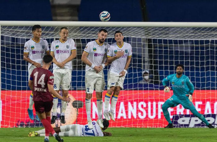 MATCH-7: 25/11/2021 : NORTH EAST UNITED -(<b> <font color=red> 0-0 </b></font>) - KERALA BLASTERS : kolkatafootball.com