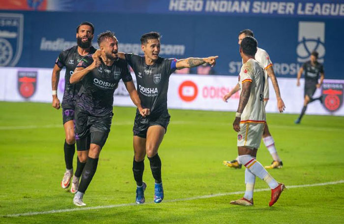 30/11/2021 : ODISHA FC - (<b> <font color=red> 6-4 </b></font>) - SC EAST BENGAL : kolkatafootball.com